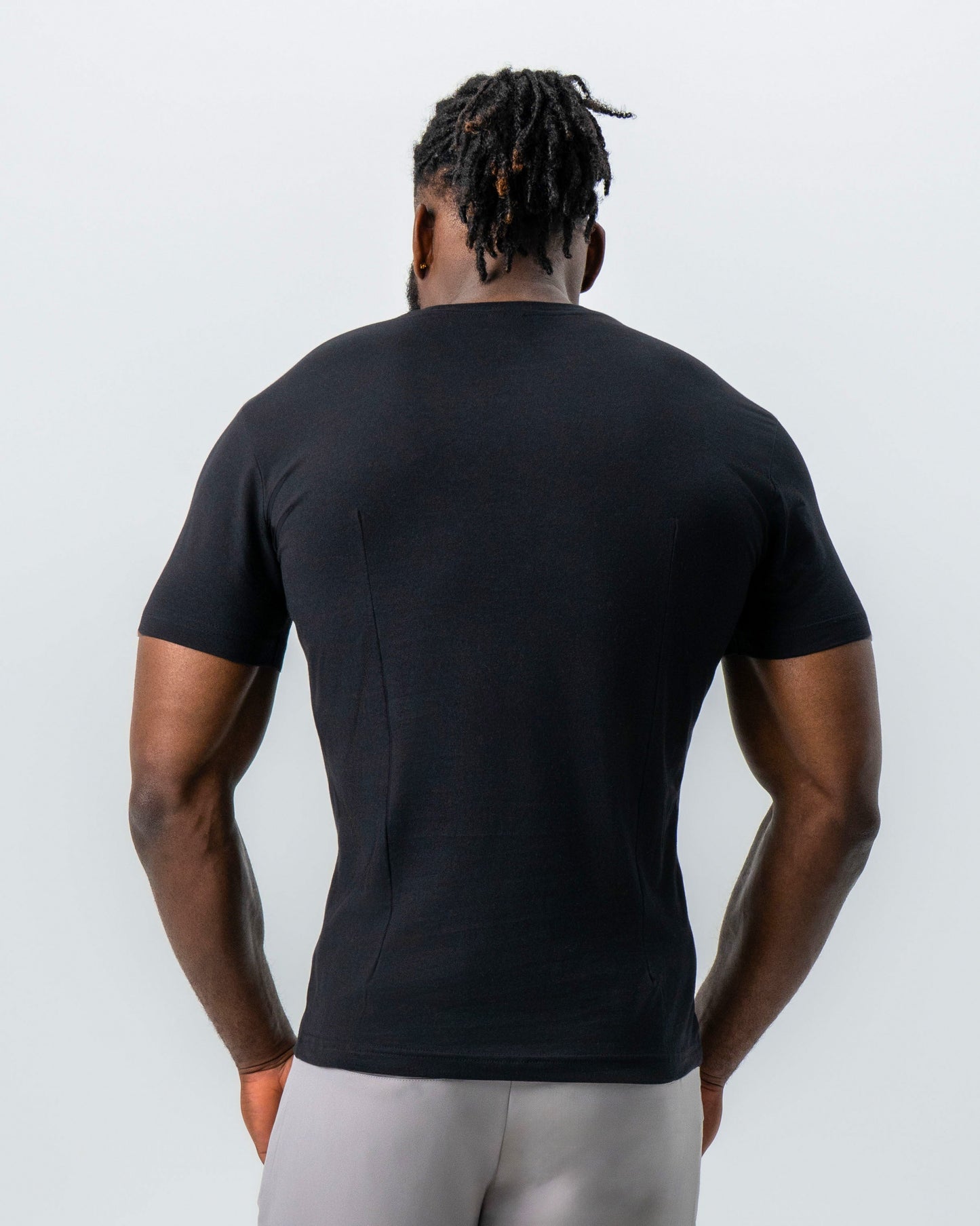 State & Liberty "The Westport" Black Short Sleeve Crewneck