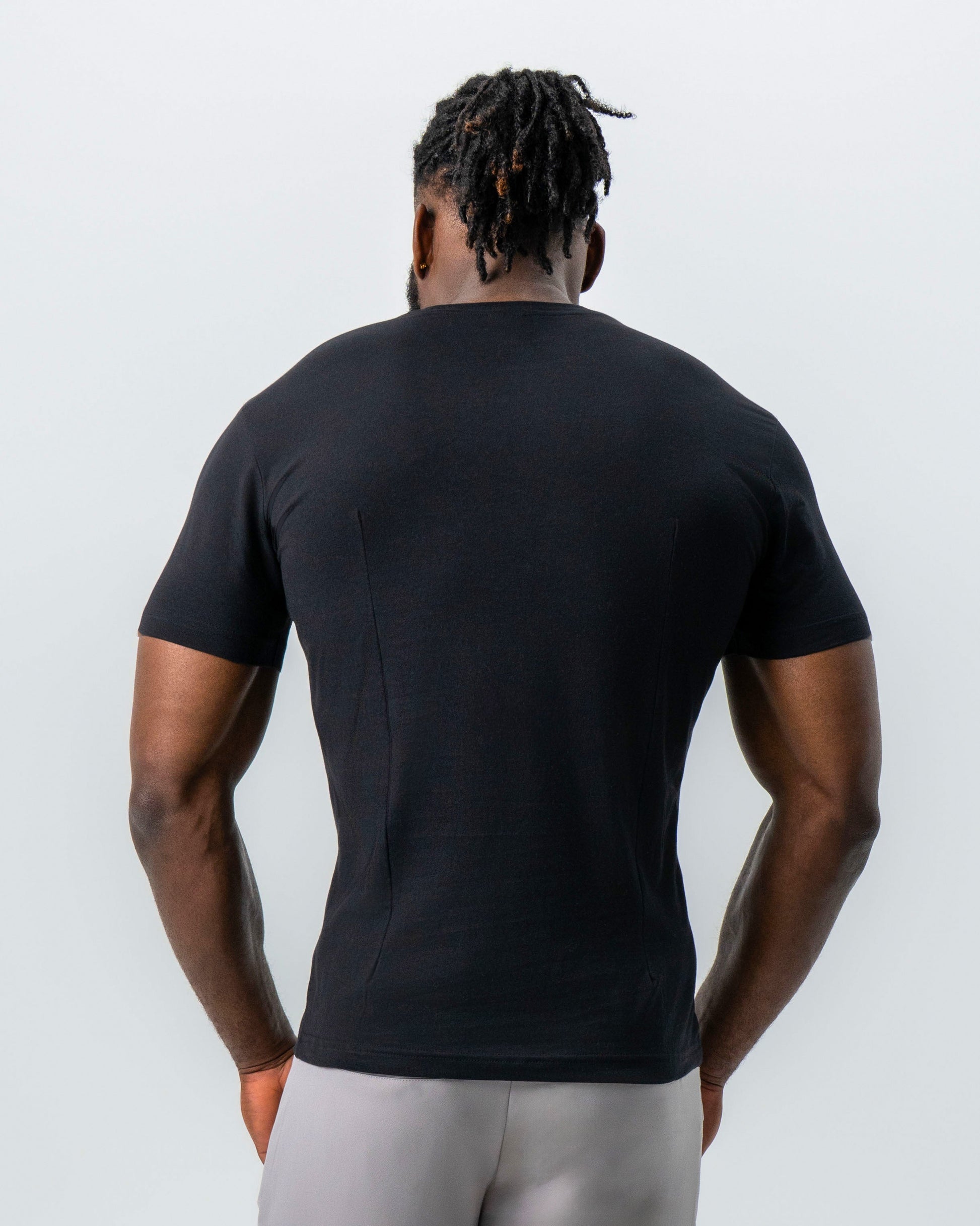 State & Liberty "The Westport" Black Short Sleeve Crewneck