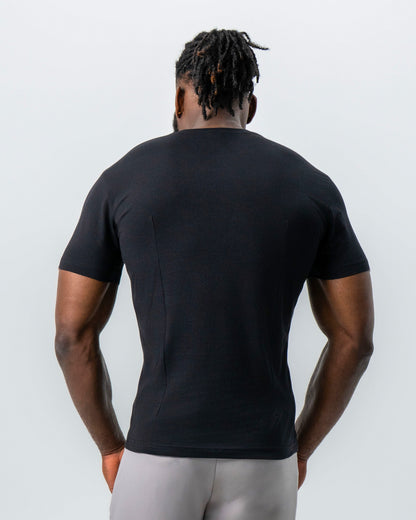 State & Liberty "The Westport" Black Short Sleeve Crewneck