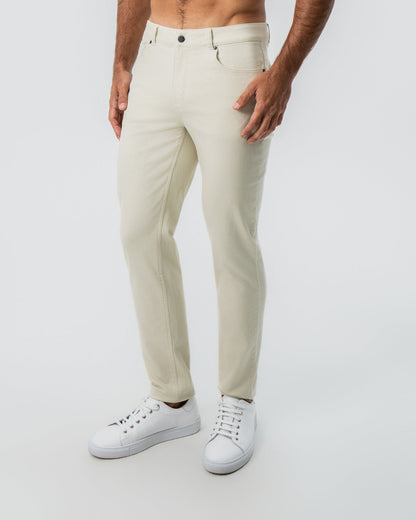 State & Liberty Performance Cotton Twill 5 Pocket Pant - Tan