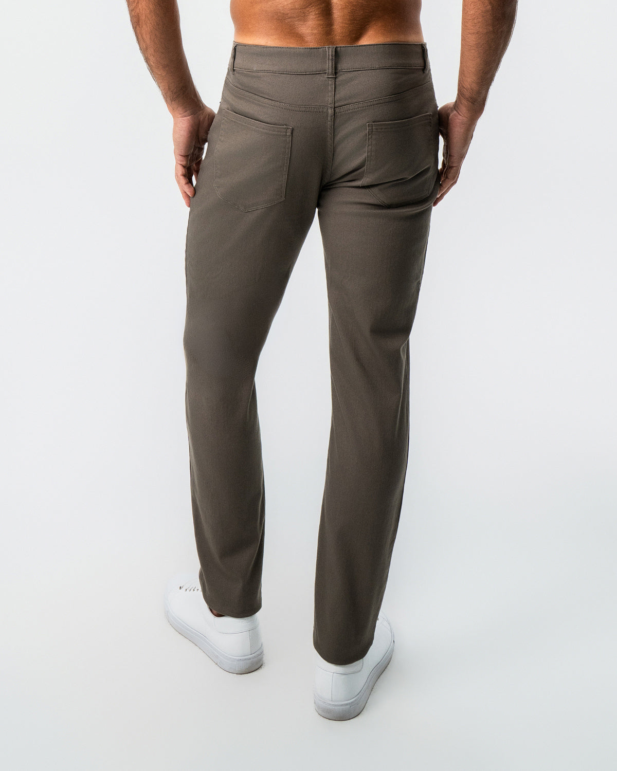 State & Liberty Performance Cotton Twill 5 Pocket Pant - Olive