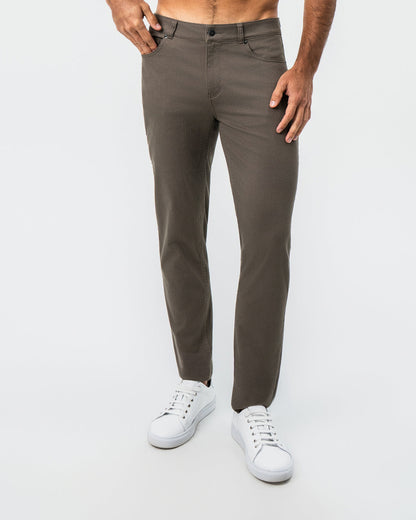 State & Liberty Performance Cotton Twill 5 Pocket Pant - Olive