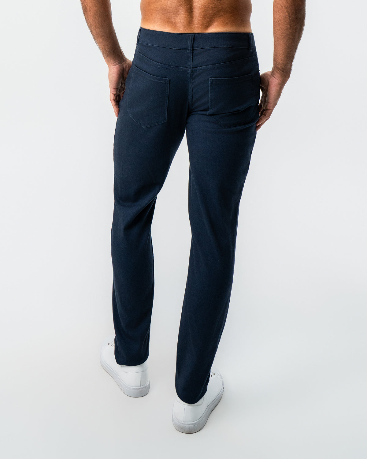 State & Liberty Performance Cotton Twill 5 Pocket Pant - Navy