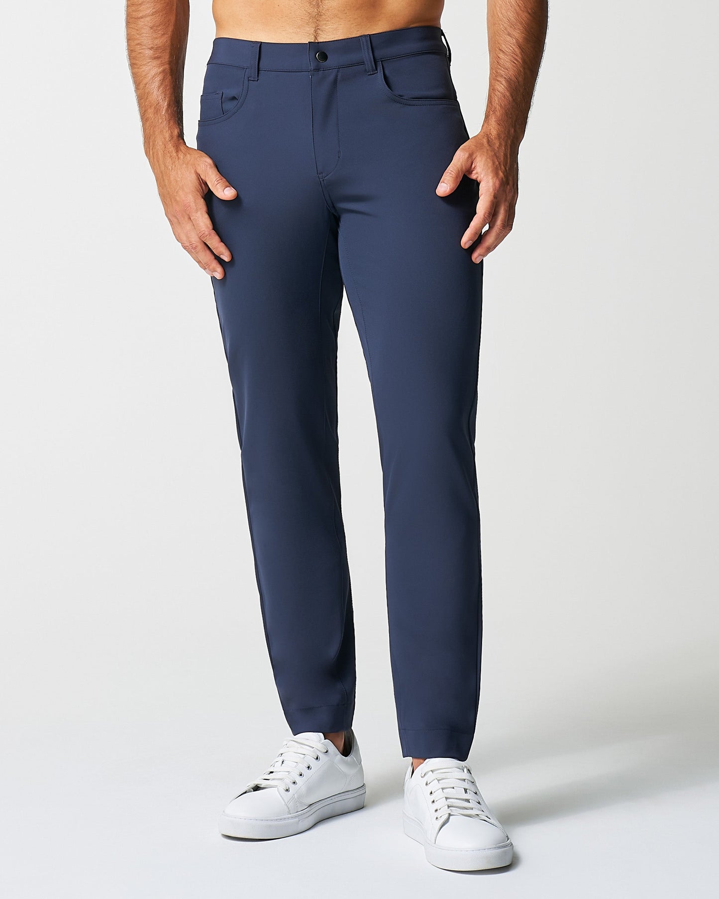 State & Liberty Athletic Fit Stretch Tech Chino - Navy