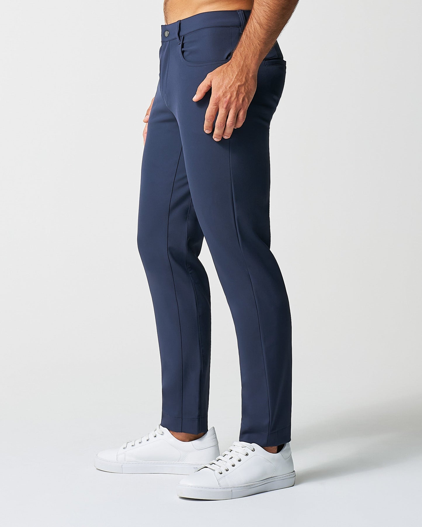 State & Liberty Athletic Fit Stretch Tech Chino - Navy
