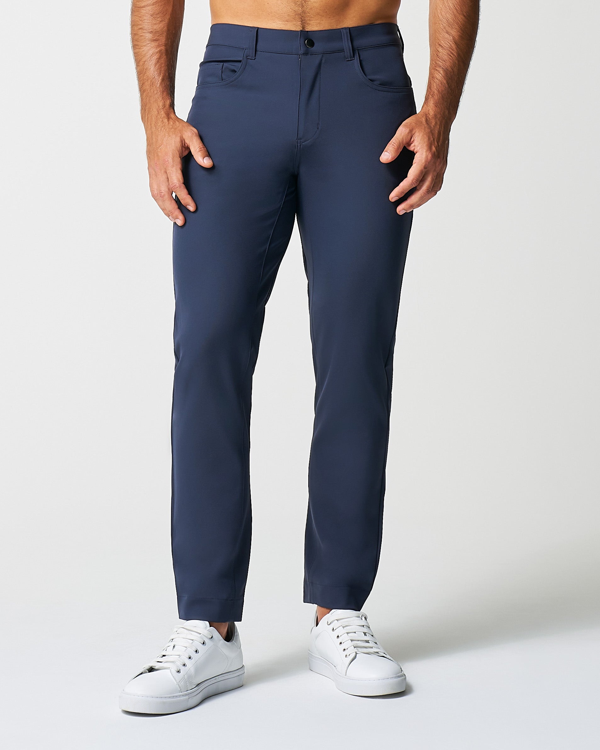 State & Liberty Athletic Fit Stretch Tech Chino - Navy