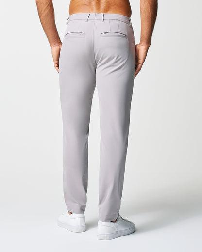 State & Liberty Athletic Fit Stretch Tech Chino - Light Grey