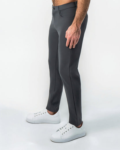 State & Liberty Athletic Fit Stretch Tech Chino - Charcoal