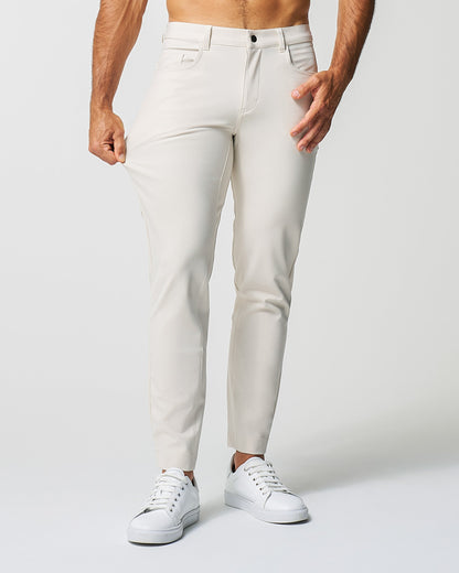 State & Liberty Athletic Fit Stretch Tech Chino - Light Khaki