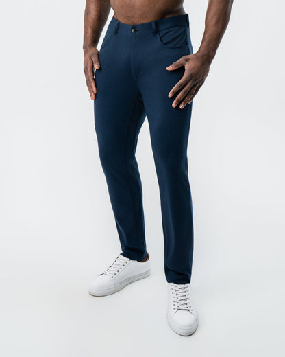 State & Liberty Knit Chino - Navy