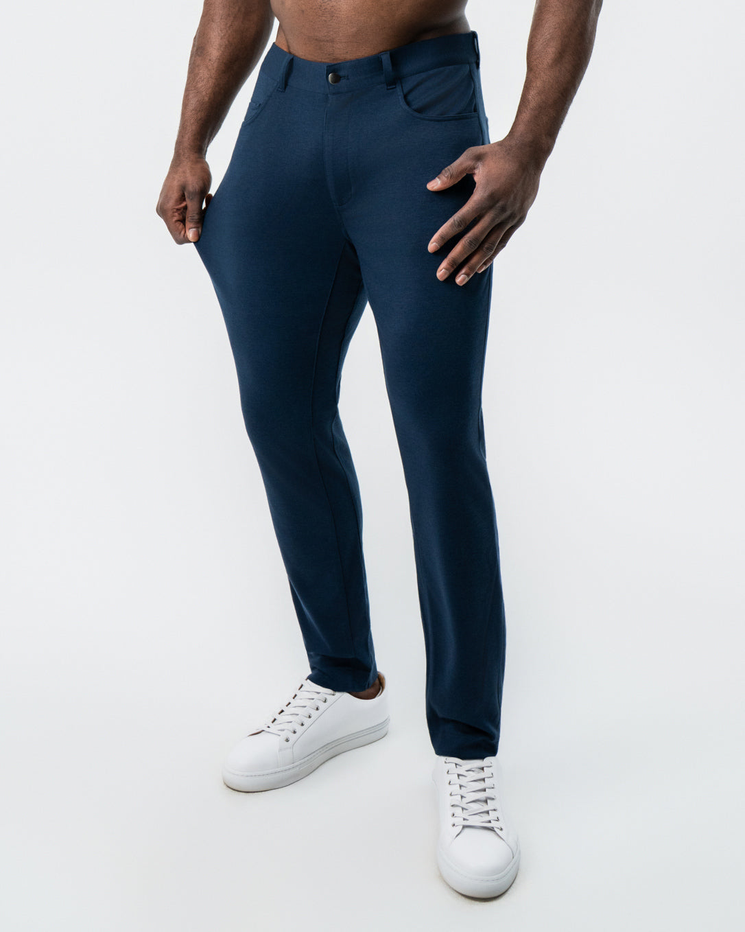 State & Liberty Knit Chino - Navy
