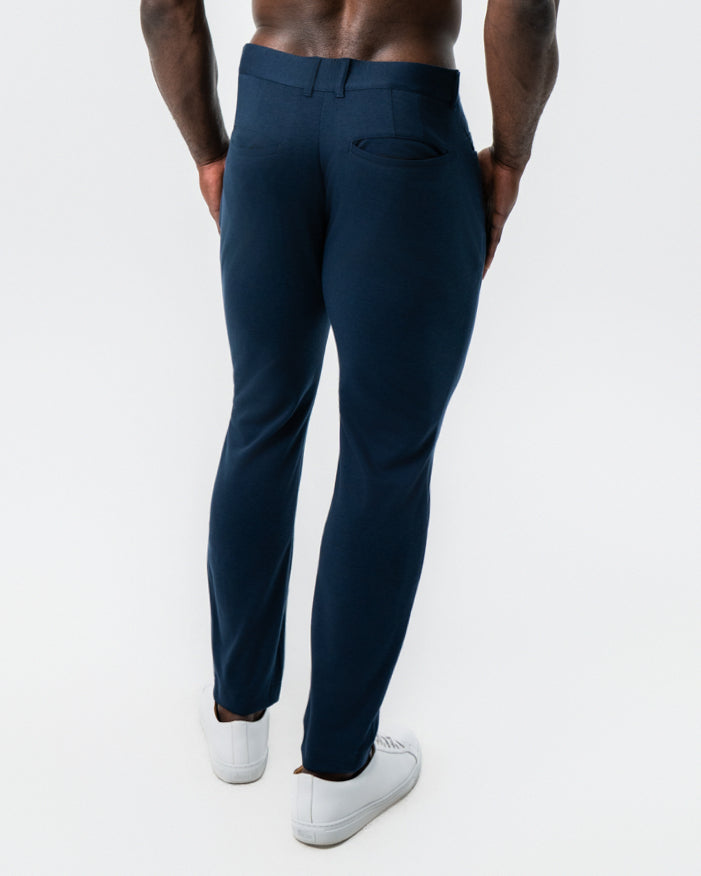 State & Liberty Knit Chino - Navy