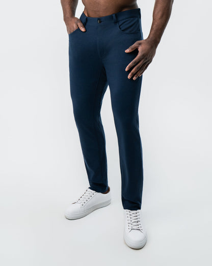 State & Liberty Knit Chino - Navy