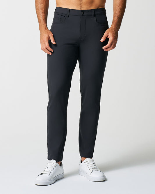 State & Liberty Athletic Fit Stretch Tech Chino - Black