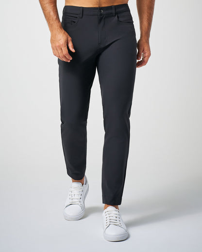 State & Liberty Athletic Fit Stretch Tech Chino - Black