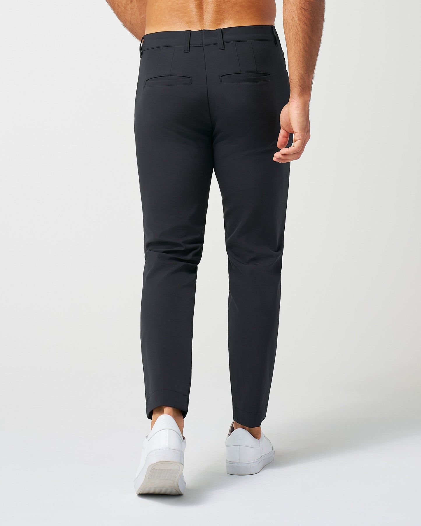 State & Liberty Athletic Fit Stretch Tech Chino - Black