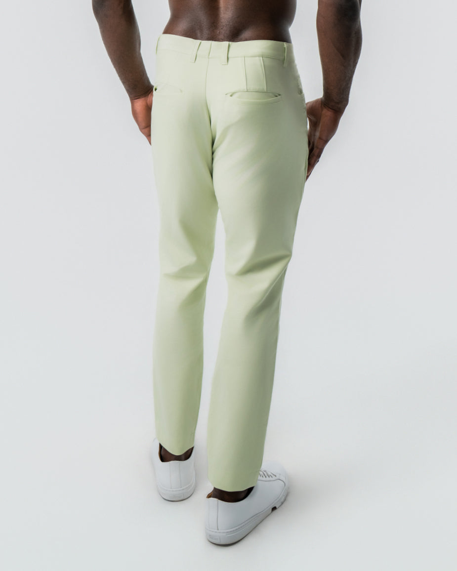 State & Liberty Athletic Fit Stretch Tech Chino - Mint Green