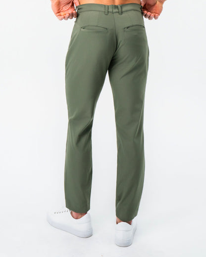State & Liberty Athletic Fit Stretch Tech Chino - Olive