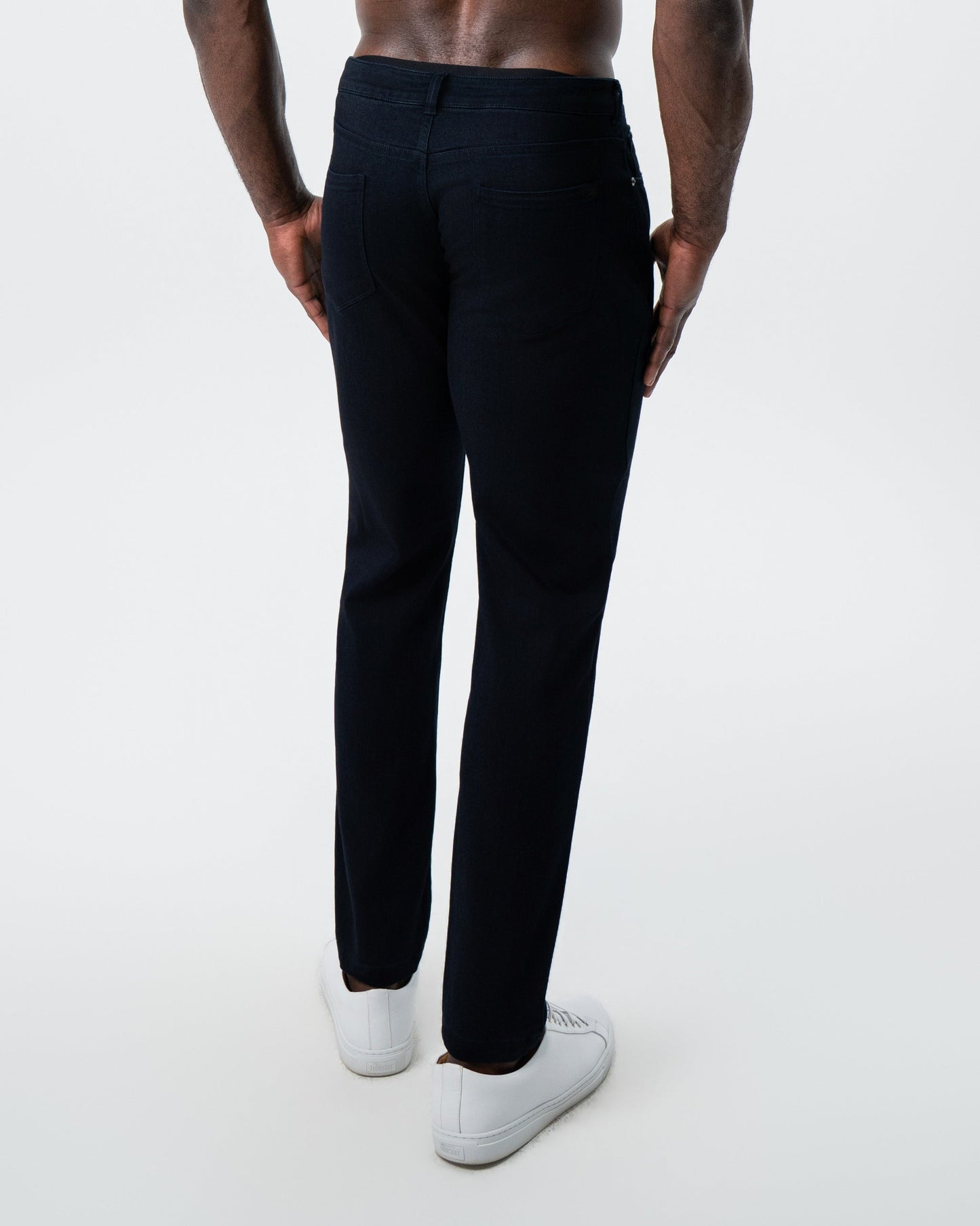 State & Liberty Athletic Fit Stretch Jeans - Navy