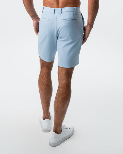 State & Liberty Athletic Fit Shorts - Light Blue