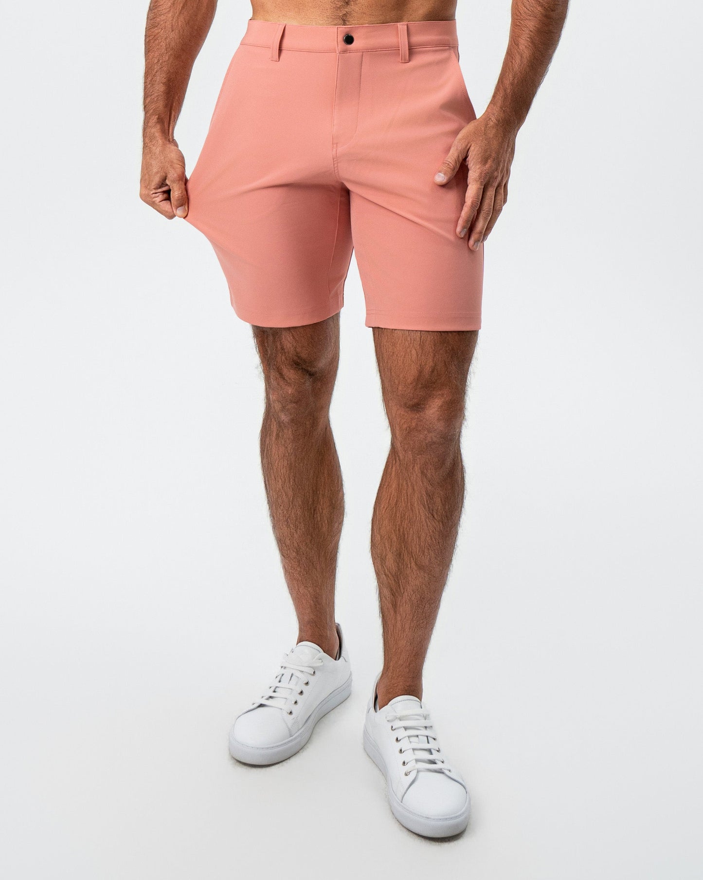 State & Liberty Athletic Fit Shorts - Salmon