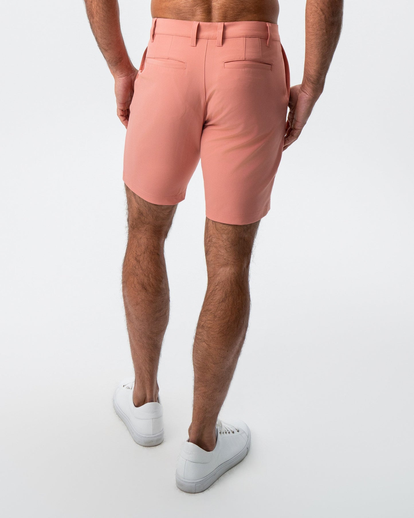 State & Liberty Athletic Fit Shorts - Salmon