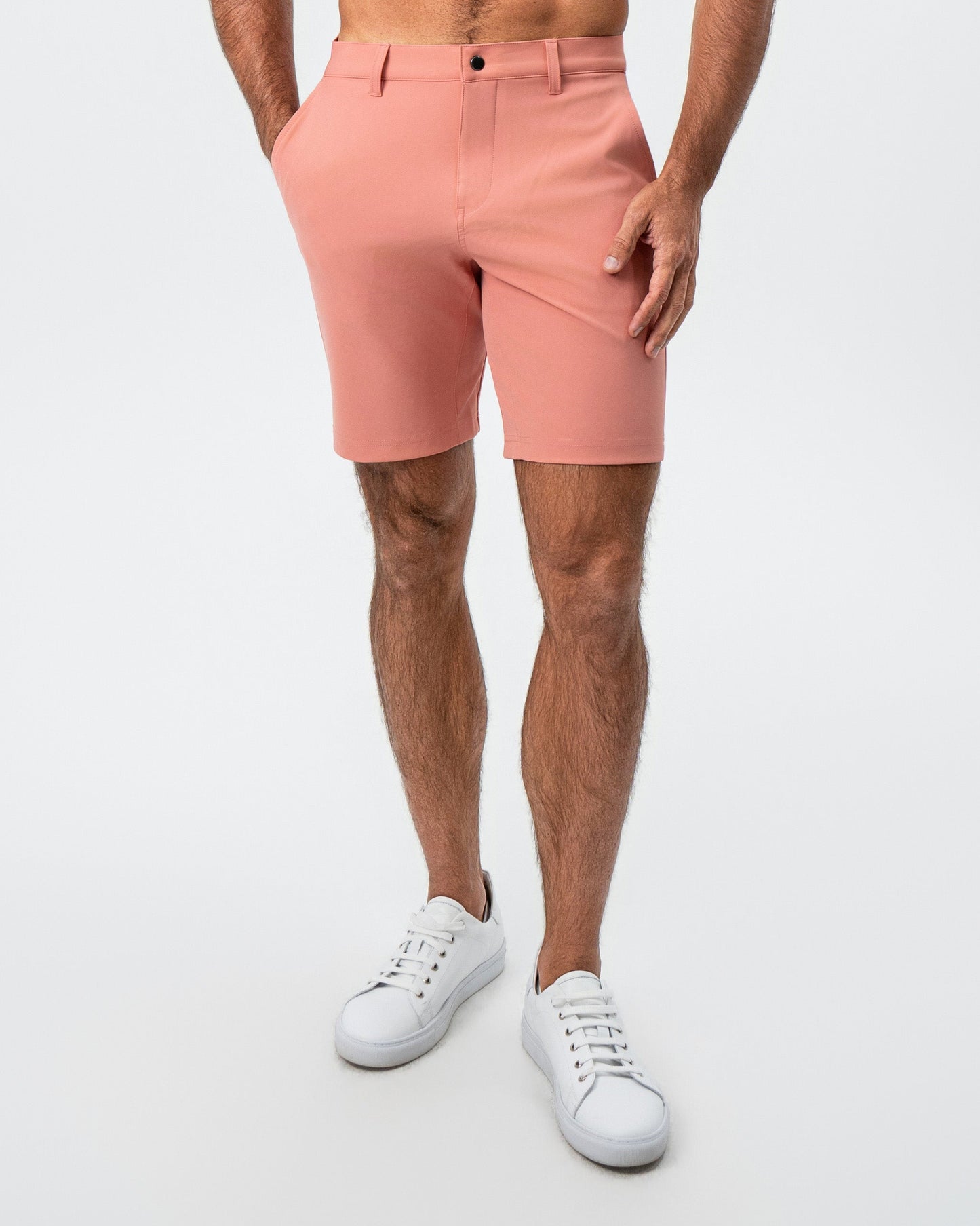 State & Liberty Athletic Fit Shorts - Salmon