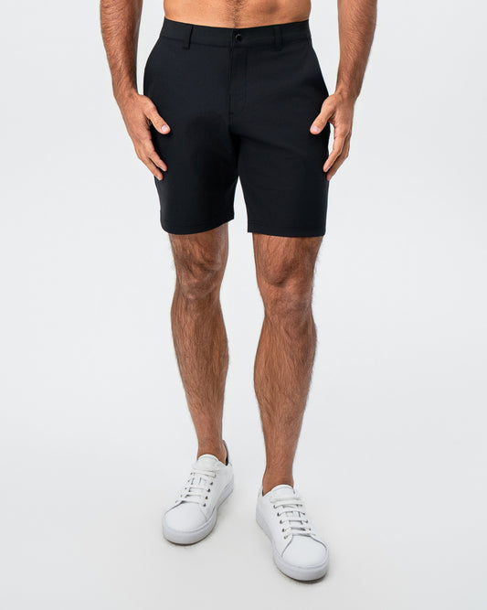 State & Liberty Athletic Fit Shorts - Black