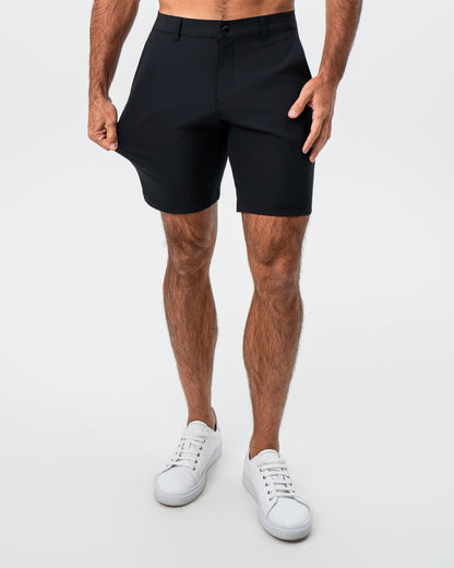 State & Liberty Athletic Fit Shorts - Black