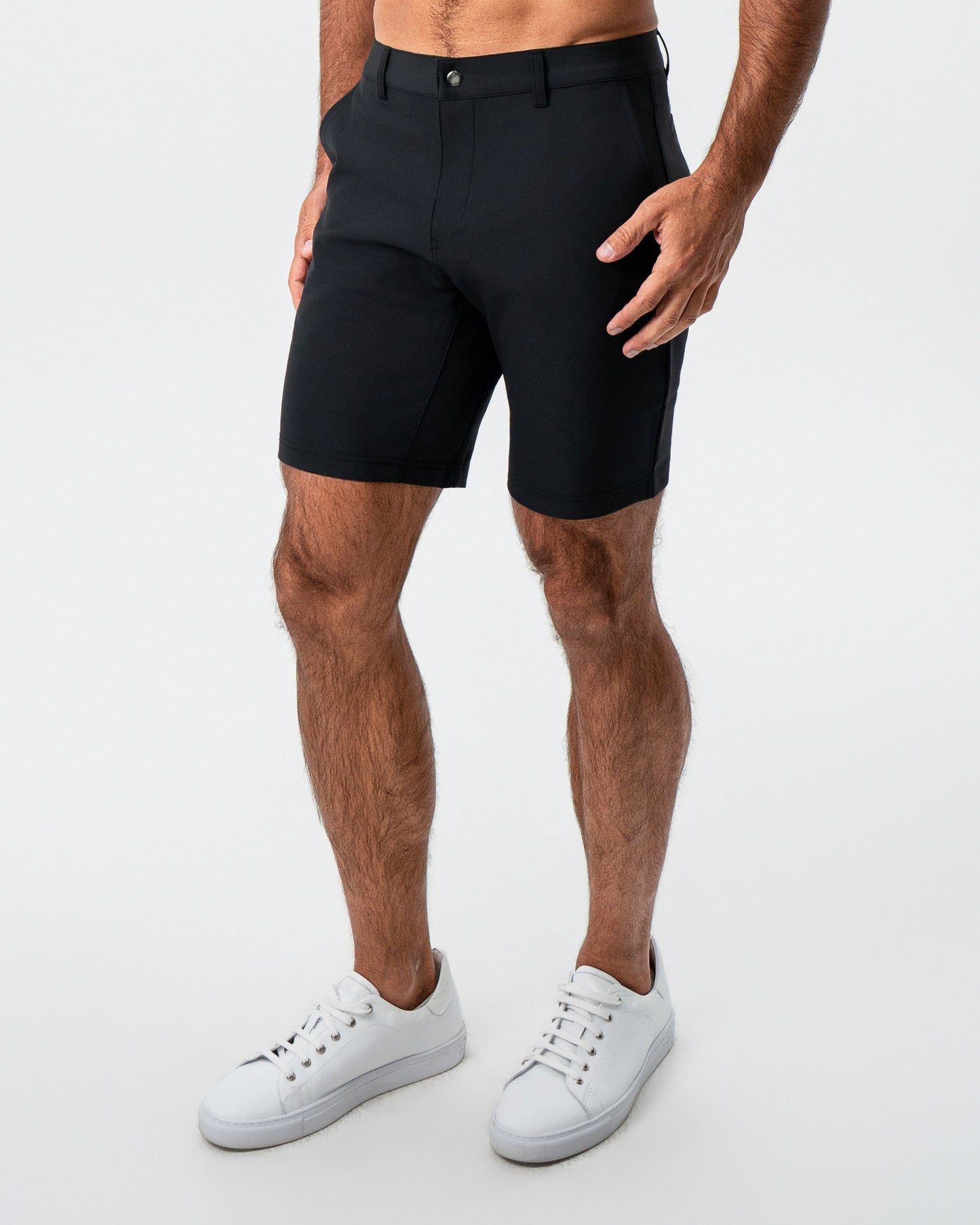 State & Liberty Athletic Fit Shorts - Black