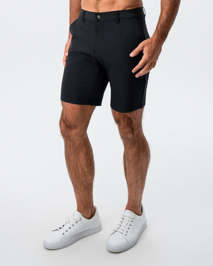 State & Liberty Athletic Fit Shorts - Black