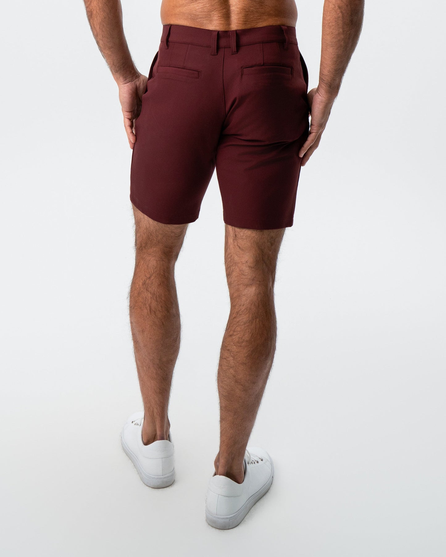 State & Liberty Athletic Fit Shorts - Maroon