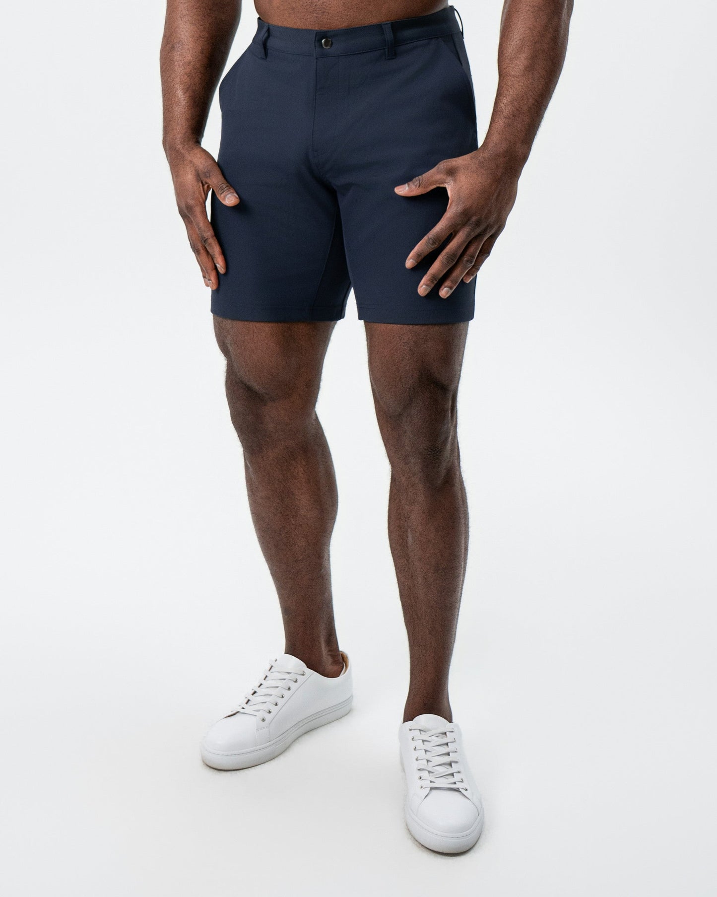 State & Liberty Athletic Fit Shorts - Navy