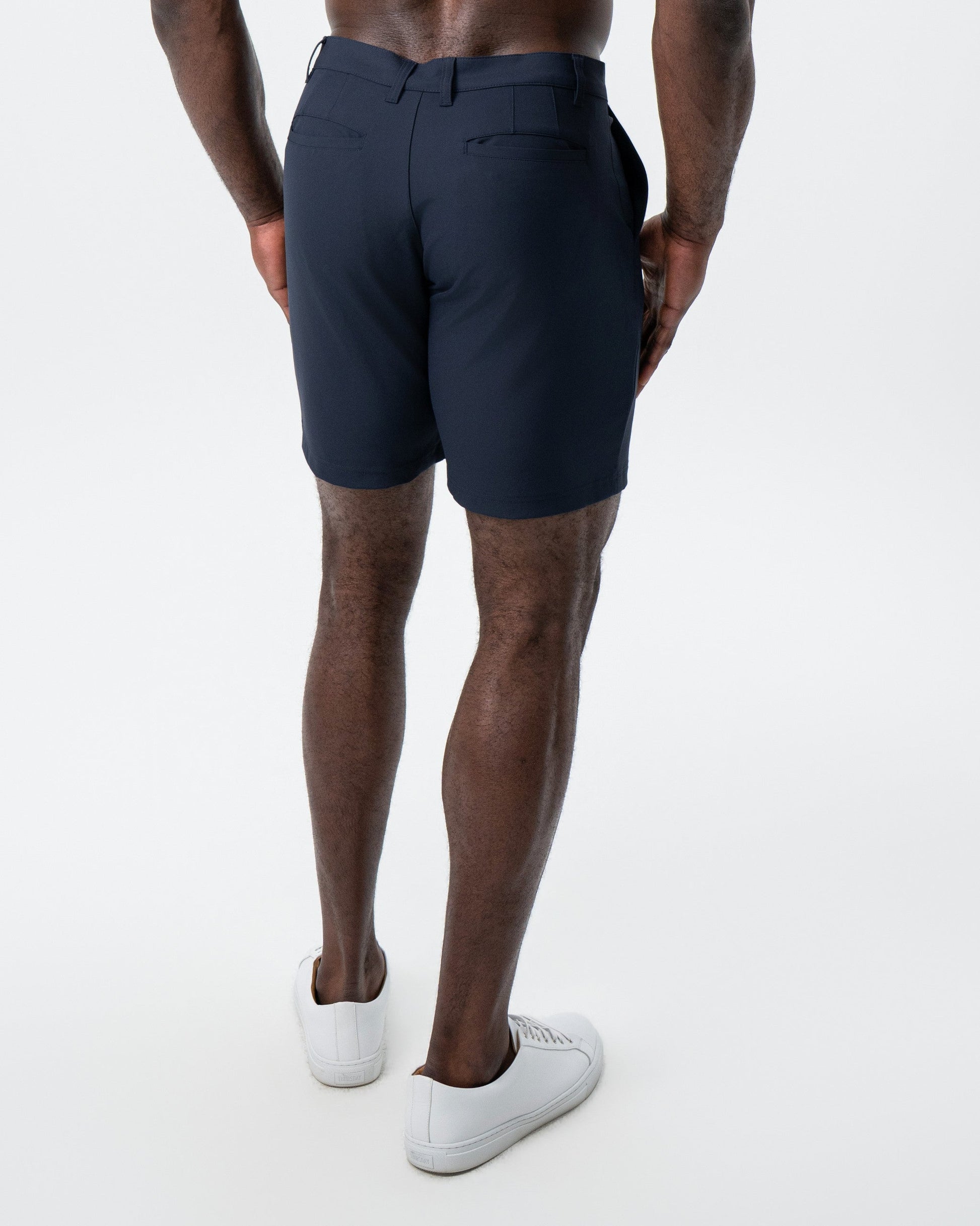 State & Liberty Athletic Fit Shorts - Navy