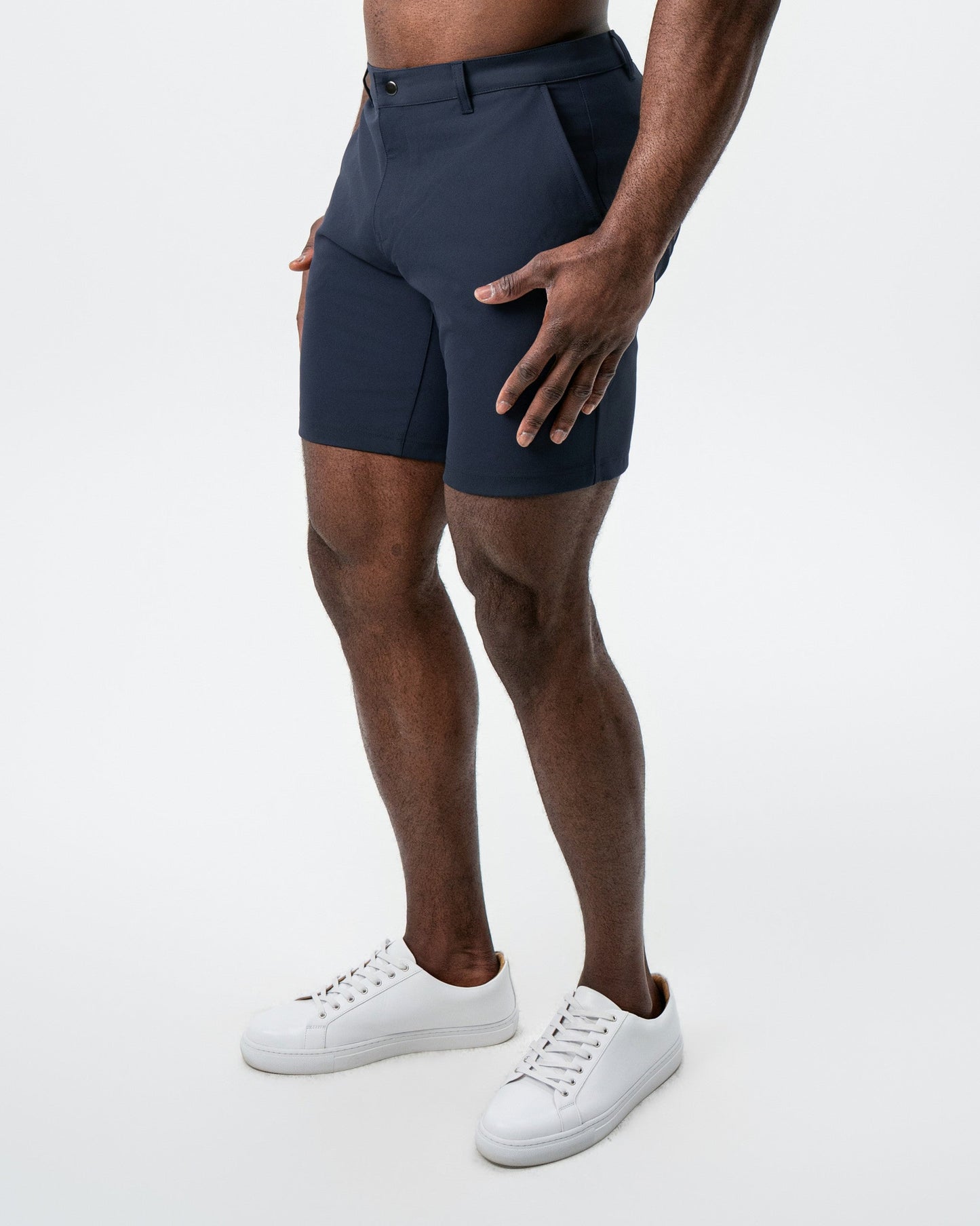 State & Liberty Athletic Fit Shorts - Navy