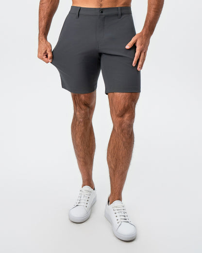 State & Liberty Athletic Fit Shorts - Charcoal