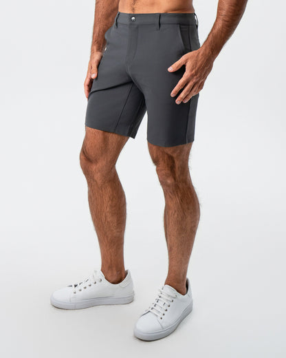 State & Liberty Athletic Fit Shorts - Charcoal