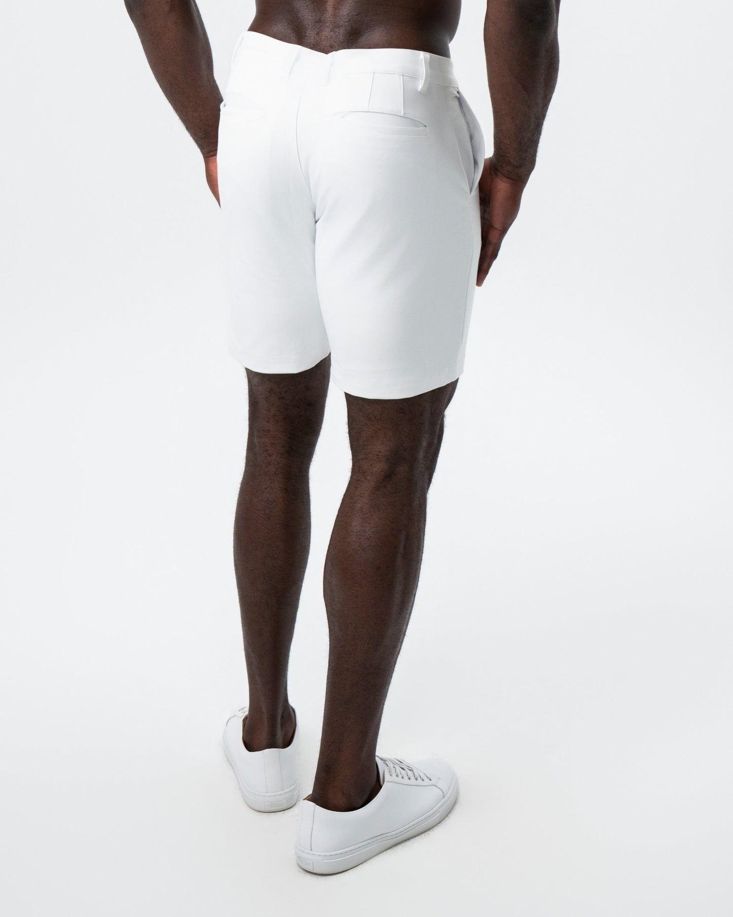 State & Liberty Athletic Fit Shorts - White