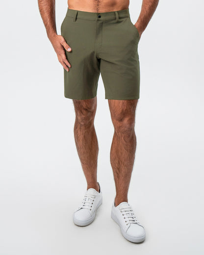 State & Liberty Athletic Fit Shorts - Olive