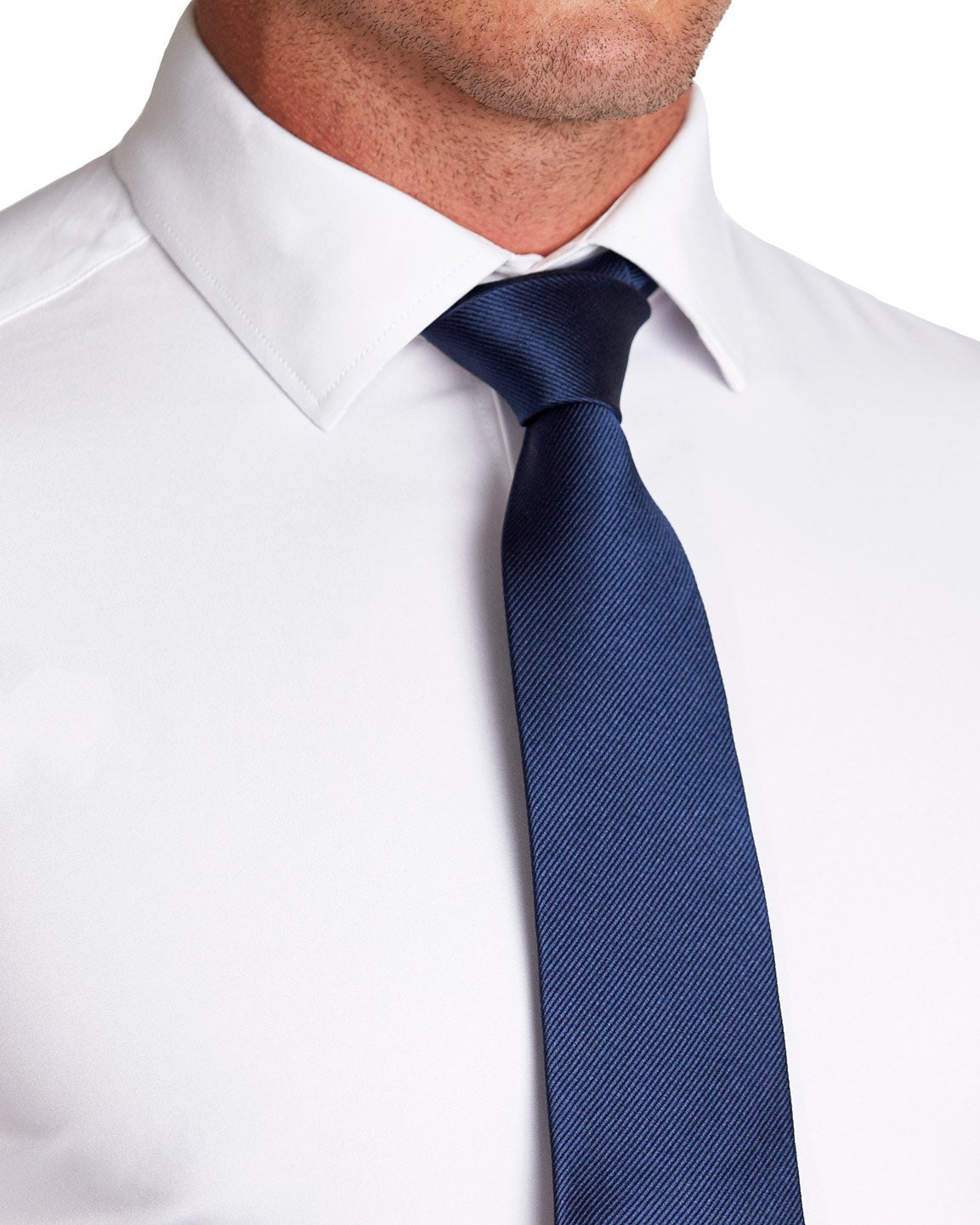 State & Liberty Navy Woven Silk Tie