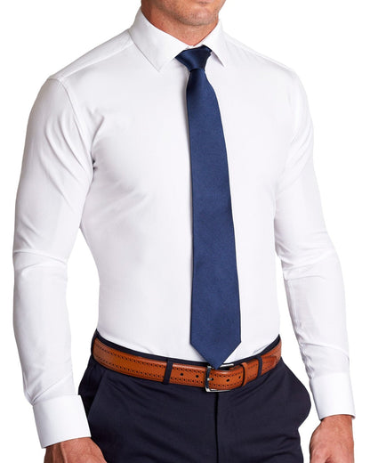 State & Liberty Navy Woven Silk Tie