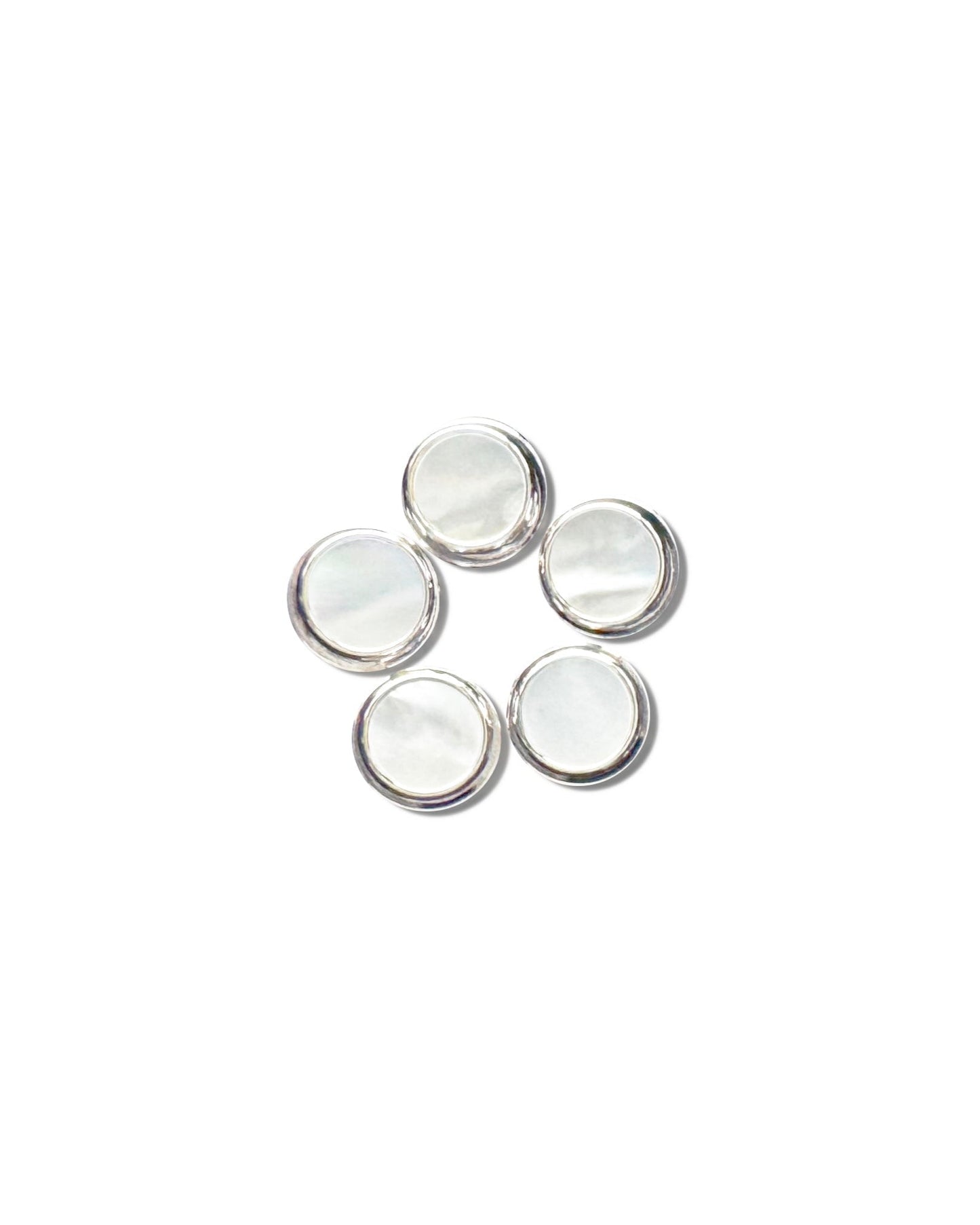 State & Liberty Mother of Pearl Tuxedo Studs (Set of 5)