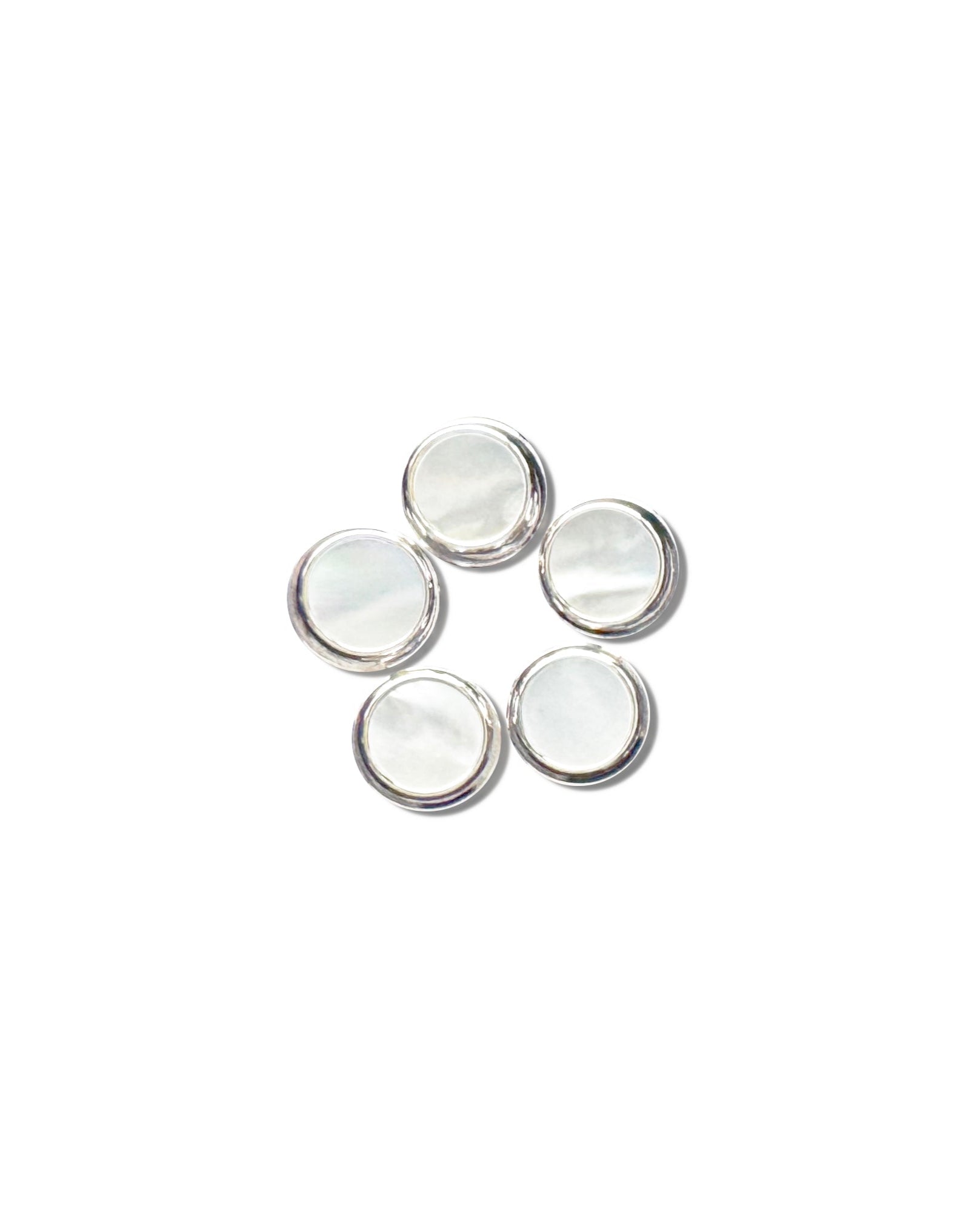 State & Liberty Mother of Pearl Tuxedo Studs (Set of 5)