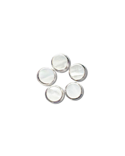 State & Liberty Mother of Pearl Tuxedo Studs (Set of 5)