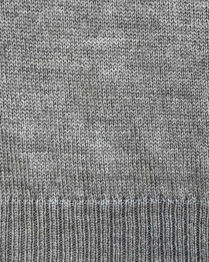 State & Liberty Merino Wool Knit Scarf - Grey