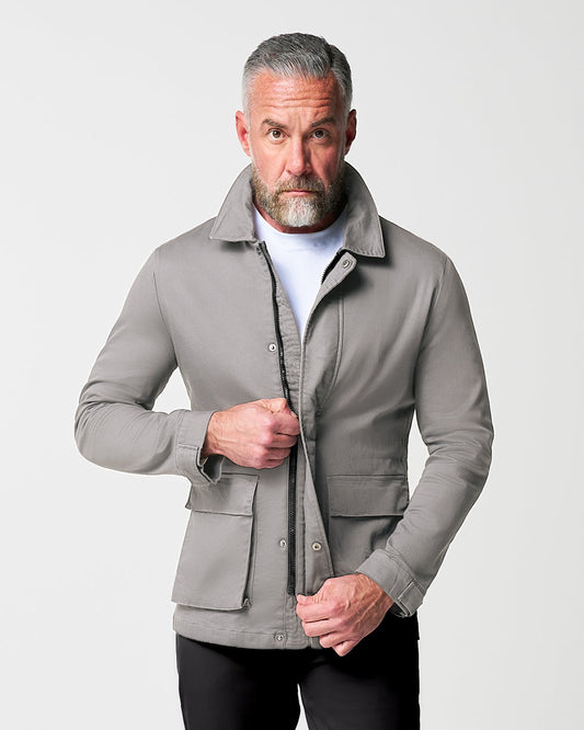 State & Liberty Utility Jacket - Stone Grey