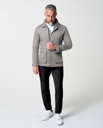 State & Liberty Utility Jacket - Stone Grey