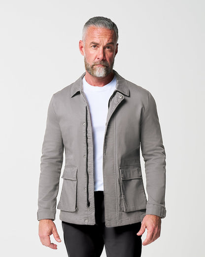 State & Liberty Utility Jacket - Stone Grey