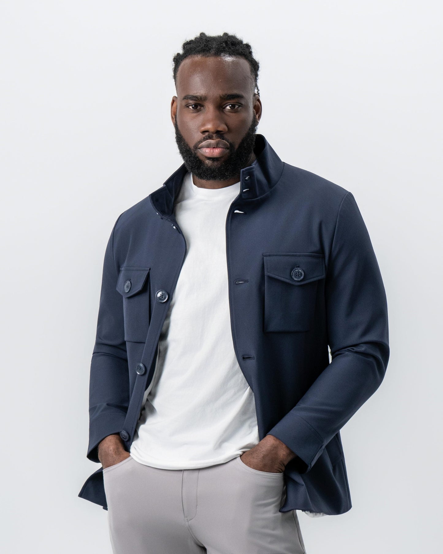 State & Liberty Field Jacket - Navy