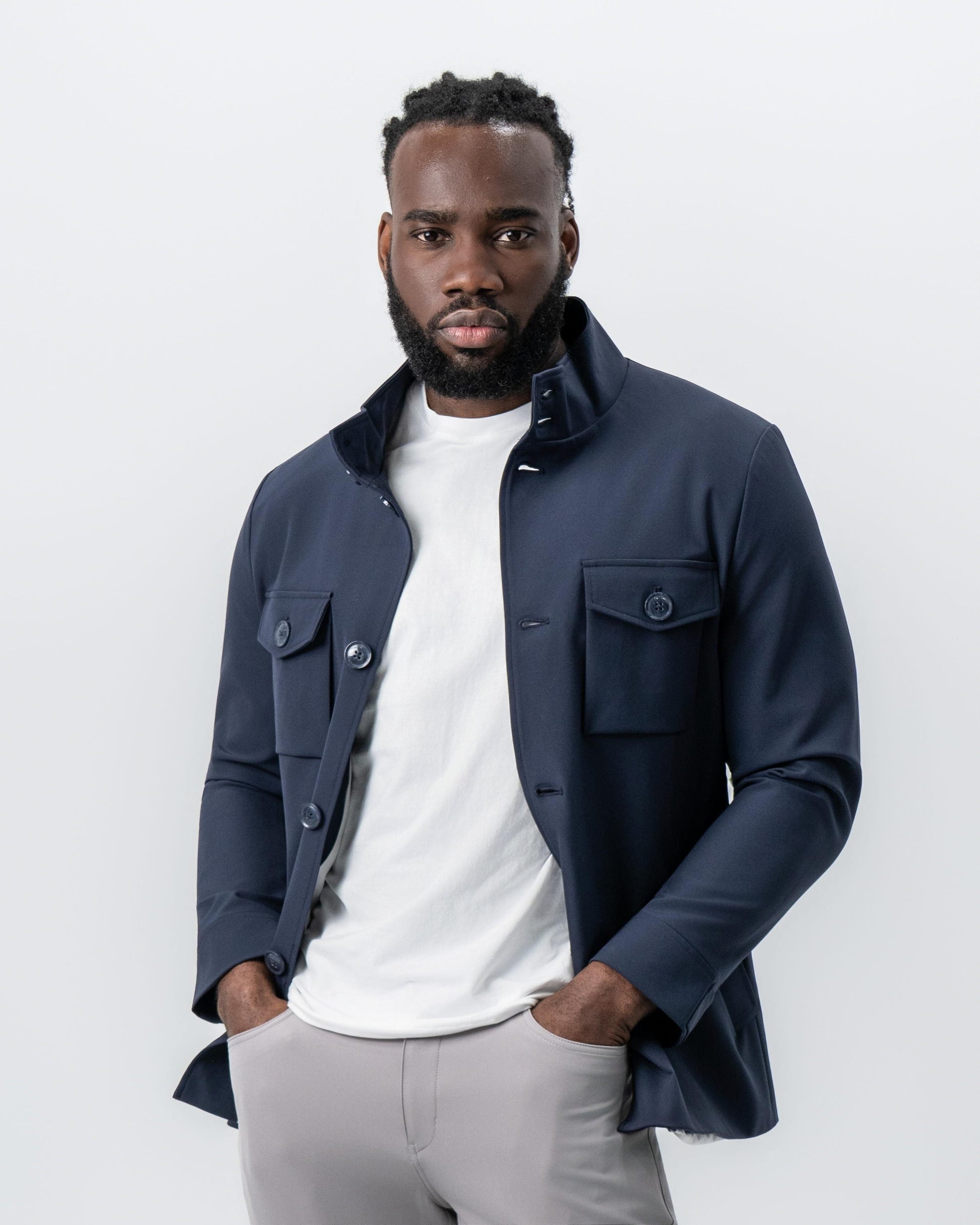 State & Liberty Field Jacket - Navy